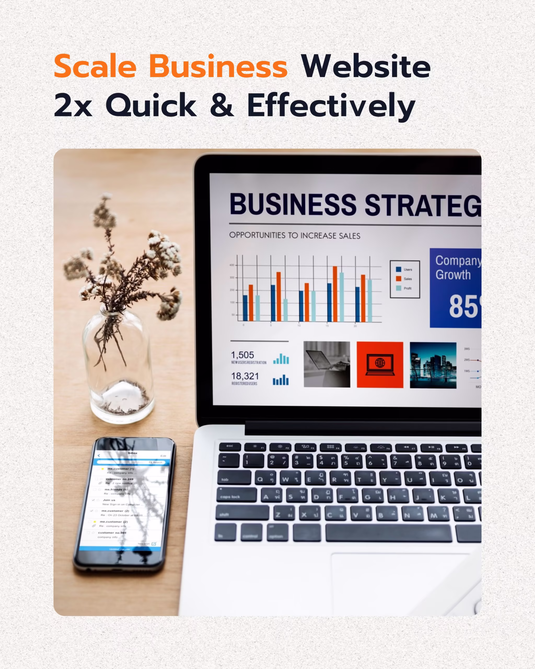 Scale Business Website 2x Quick & Effectively